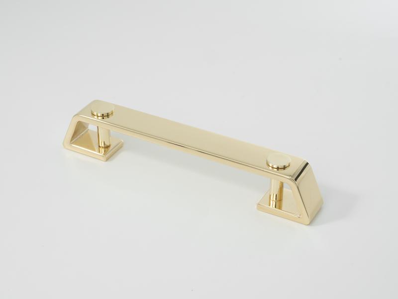 Ручка мебельная  Touch  96 мм  OT+OT  золото матовое+золотой хром  ADELIA