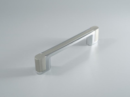 Ручка мебельная  Bridge  96 мм  CP+BSN  хром+никель  ADELIA