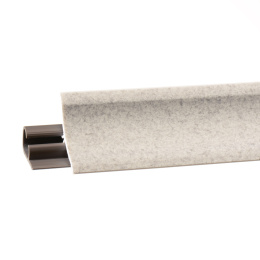 Плинтус для столешниц 3м  Петра серая LB-231-6010 (6013) KORNER (ПОД ЗАКАЗ)