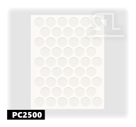 Заглушка самокл. PACIFIC 18мм Beyaz (Белая) (PC2506 Lak beyaz; PC2503 S.beyaz)