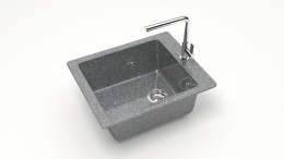 Мойка MARRBAXX "Линди" 500x425x195 Тёмно-серый (Z8Q8 Глянец)