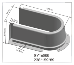 Ограничитель для сифонов U-обр. SY16088 (50шт)