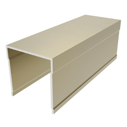 Направляющая  Одинарная верхняя Шампань блестящая (5,9)