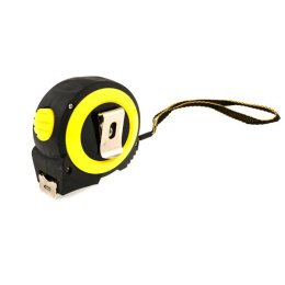 Рулетка "Автостоп" 5м/19мм резин. корпус, сталь. лента с лаковым покрытием "888" (12)