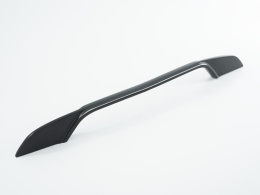 Ручка мебельная  9370 160мм  CP+BL  черный матовый+хром SKF