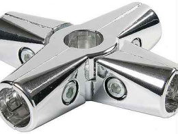 UNO 24/R-45 Соединитель 6-х труб усиленный хром UNO 24/R-45 Соединитель 6-х труб усиленный хром