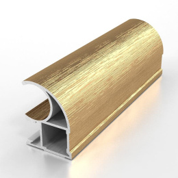 Ручка профиль открытая Браш Золото 5,4м (ПОД ЗАКАЗ)