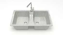 Мойка MARRBAXX "Голби" 780х500х190 Светло-серый (Z26Q10 Глянец)