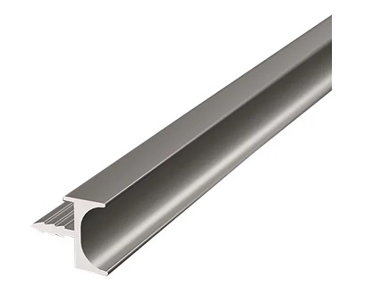Врезная ручка узкая  XGX-017 Серебро Полироль 5,9 м/п