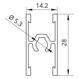 Premial-Двухсторонний-средний-профиль-со-стяжкой