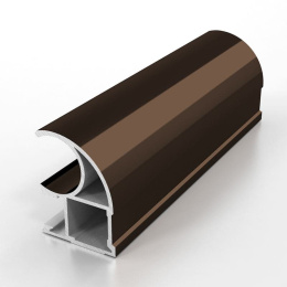 Ручка профиль открытая Бронза Глянец 5,4м (ПОД ЗАКАЗ)