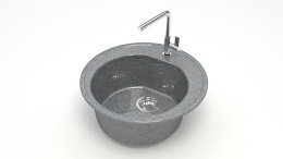 Мойка MARRBAXX "Черая" 510x510x191 Тёмно-серый ( Z3Q8 Глянец)