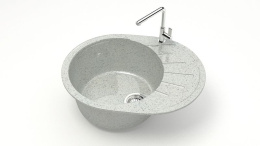 Мойка MARRBAXX "Тейлор" 575х440х215 Светлоо-серый (Z10Q10 Глянец)