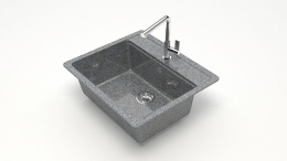 Мойка MARRBAXX "Джекки" 570х505х200 Тёмно-серый (Z9Q8 Глянец)