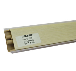 Плинтус для столешниц LB-37 "дуб белый" 4,2 м LB-37-453В (443) KORNER