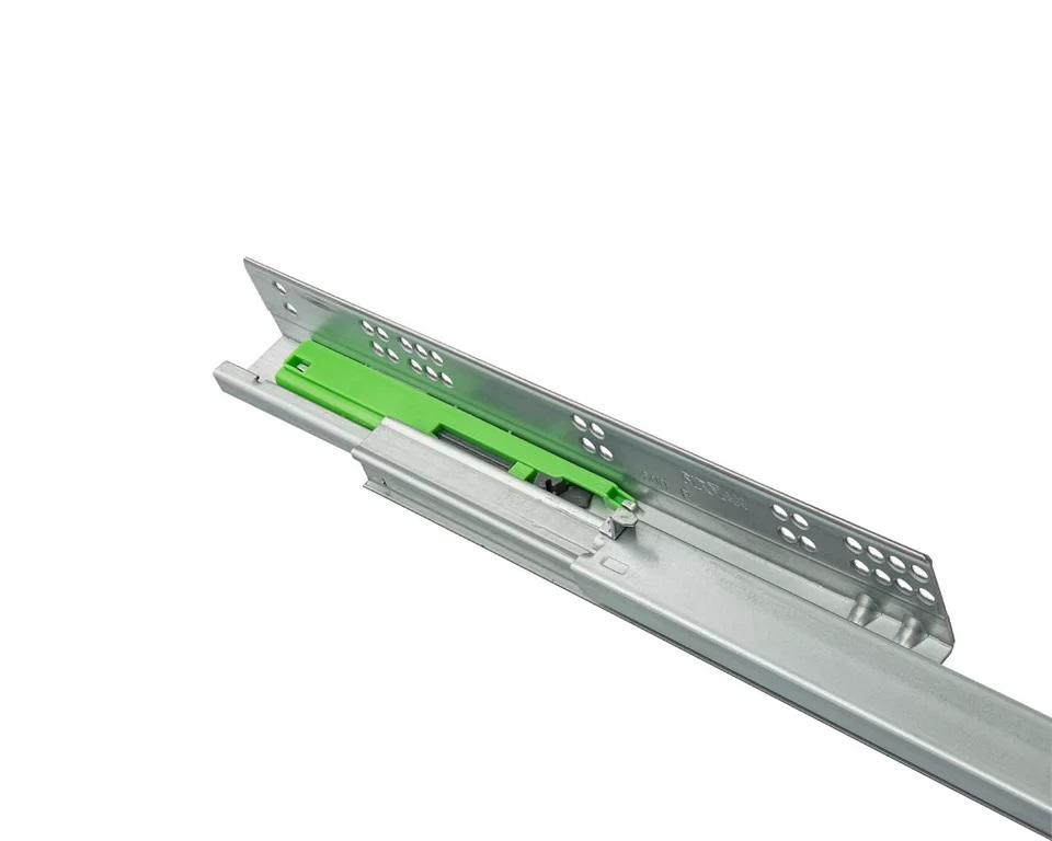 Комплект направляющих PUSH-TO-OPEN скрытого монтажа Firmax Smartline, L=500мм, полного выдвижения, для ЛДСП 16 мм, (2 направляющие + 2 крепления)