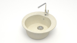 Мойка MARRBAXX "Модель 3" 510x510x191 Бежевый (Z3Q2  Мат) (ПОД ЗАКАЗ)