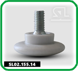 Опора мебельная BINGO малая Белая Опора мебельная BINGO малая Белая