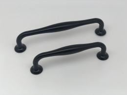 Ручка мебельная  8014  96мм BLK черная А