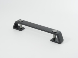 Ручка мебельная  Touch  96 мм  BL+BL  черный матовый+черный хром  ADELIA