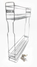 Выкатная корзина 300мм на напр.скрытого монтажа  левая с доводчиком 255*475*530  ADELIA