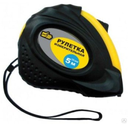 Рулетка  резин-пл. корпус 5м/19мм "888" (12)