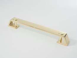 Ручка мебельная  Touch 128 мм  OT+OT  золото матовое+золотой хром  ADELIA