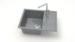 Мойка MARRBAXX "Катрин" 575х470х177 Темно-серый (Z151Q8 Глянец)