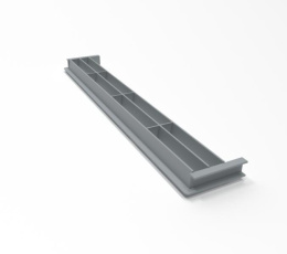 Вентиляционная решетка для цоколя №14 Темно-серый