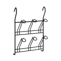 Полка на рейлинг для кружек 245х90х340 Черный матовый Полка на рейлинг для кружек 245х90х340 Черный матовый