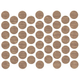 Заглушка  самокл. PACIFIC 14мм Дуб Небраска NEW