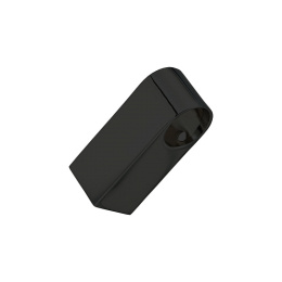 Держатель рейлинга модерн Черный матовый