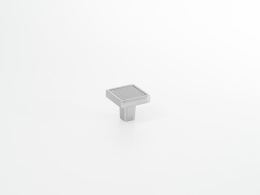 Ручка мебельная  Frame   CP+GR  хром+серая кожа  ADELIA