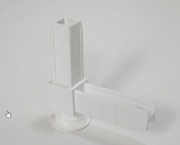Конектор 2 Белый с регулируемой опорой
