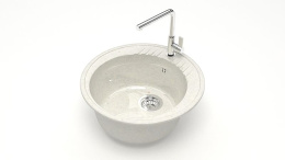 Мойка MARRBAXX "Лексия" 515x515x213 Хлопок ( Z6Q7 Глянец)