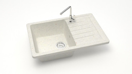 Мойка каменная матовая Джоли 750x505x218 Хлопок (F161Q7 Мат)