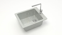 Мойка MARRBAXX "Линди" 500x425x195 Светло-серый (Z8Q10 Глянец)