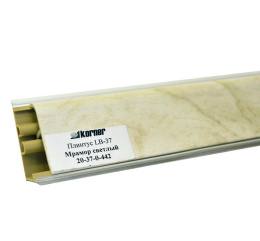 Плинтус для столешниц LB-37 "мрамор светлый" 4,2 м LB-37-442В (332) KORNER