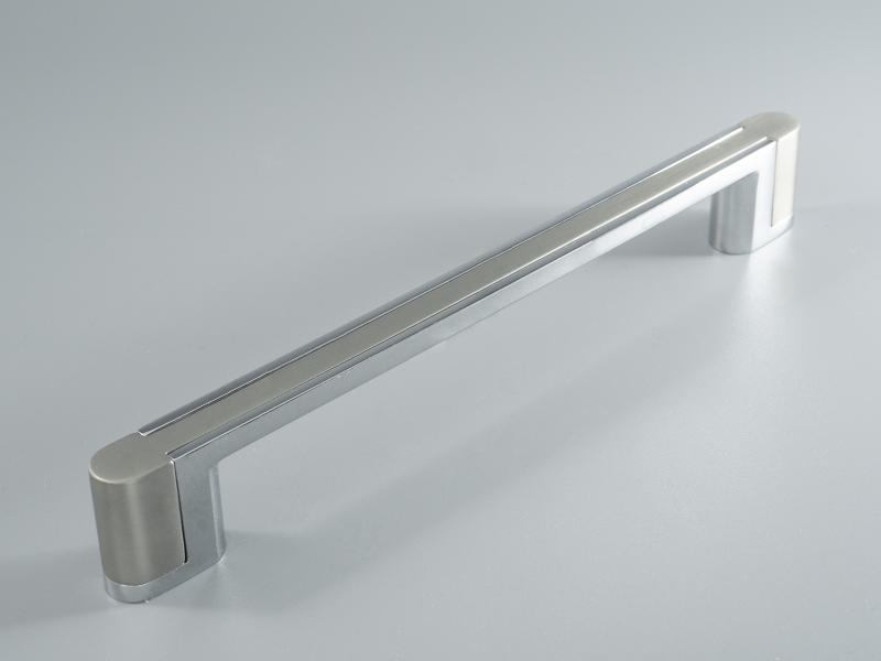 Ручка мебельная  Bridge 160 мм  CP+BSN  хром+никель  ADELIA
