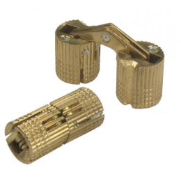 ДМ С 136-D12 Петля ломберная (диаметр 12мм) латунь