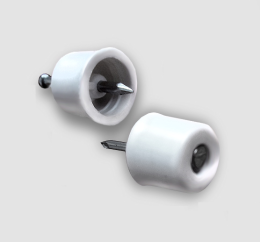 Полкодержатель "гвоздик" металл/пластик Белый  Beyaz (упаковка 1000шт)