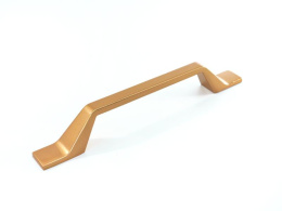 Ручка мебельная  9371 128мм  OT+OT  золото матовый+золото SKF