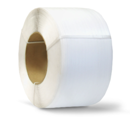 Лента полипропиленовая 12 мм х 0,5 мм х 3000 Белая Лента полипропиленовая 12 мм х 0,5 мм х 3000 Белая