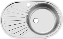 Мойка кухонная 480х770х150 тол - 0,6мм чаша правая