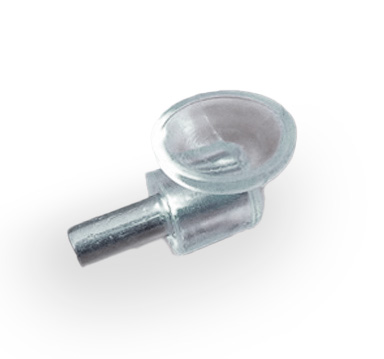 Полкодержатель метал с силиконовым наконечником с боковой присоской 1000шт (SL01.058.09/17)