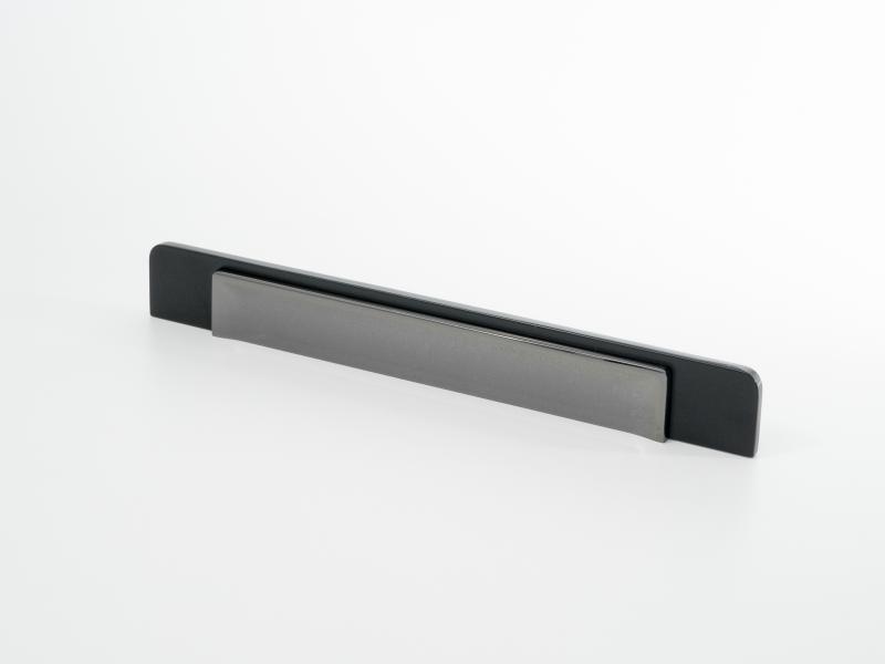 Ручка мебельная  Element  96 мм  BL+BL  черный+черный  ADELIA