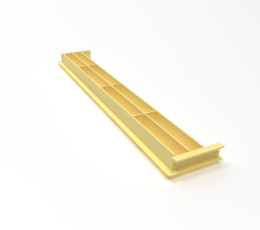 Вентиляционная решетка для цоколя № 16 Ваниль