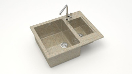 Мойка MARRBAXX "Санди" 605x490x210 Песочный (Z19Q5 Глянец)