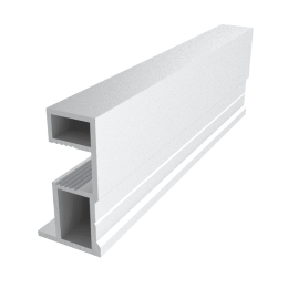 Профиль вертикальный ELEPHANT квадро  Хром матовый (5,4)