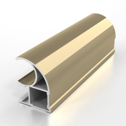 Ручка профиль открытая Шампань Глянец 5,4м